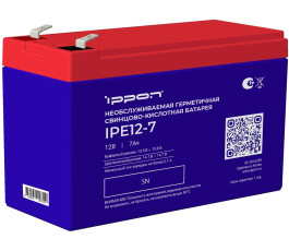 Аккумулятор Ippon IPE12-7 12V 7A