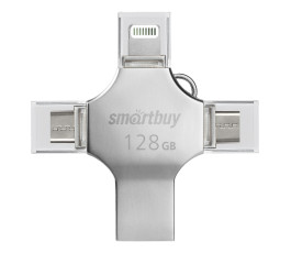 Флеш накопитель 128Gb USB 3.0 SmartBuy MC15 Metal Quad (SB128GBMC15)