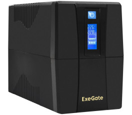 Источник бесперебойного питания ExeGate Power Smart ULB-800.LCD.AVR.2SH.RJ.USB EX292776RUS