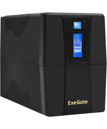 Источник бесперебойного питания ExeGate Power Smart ULB-800.LCD.AVR.2SH.RJ.USB EX292776RUS