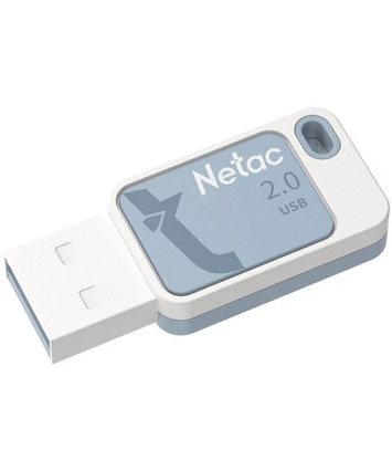 Флеш накопитель 64Gb USB2.0 Netac UA31 (NT03UA31N-064G-20BL), голубая