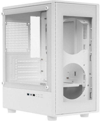 Корпус mATX без БП Ginzzu CL412, белый
