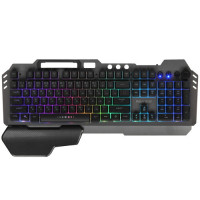 Клавиатура игровая с подсветкой PANTEON M401S RGB LIGHT, USB, чёрная