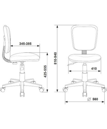 Кресло детское Бюрократ CH-W204NX, ткань, до 100кг, мультиколор