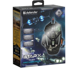 Мышь игровая Defender sTarx GM-390L, USB