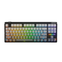 Клавиатура беспроводная механическая Redragon Otiim Magnetic RU, RGB, USB, серый