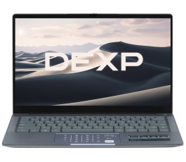 Ноутбук DEXP Aquilon (C14-ICW400) 14.1", IPS, N5095/8/256/W11 Pro, серый