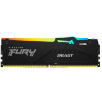 Модуль памяти DDR5 8Gb PC41600 5200MHz Kingston FURY Beast Black RGB (KF552C40BBA-8) CN