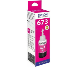 Чернила Epson 673 C13T673398 (аналог C13T67334A) пурпурный 70мл