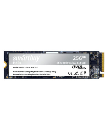 Накопитель SSD M.2 NVMe 256Gb Smartbuy Helix (SBSSD256-HLX-M2P3)