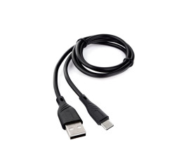 Кабель USB - Type-C, 1m, черный, USB 2.0, Cablexpert CCB-USB2-AMCMO1-1MB