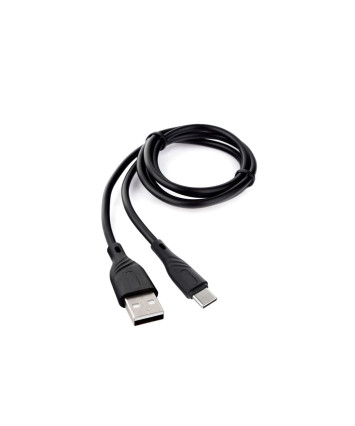 Кабель USB - Type-C, 1m, черный, USB 2.0, Cablexpert CCB-USB2-AMCMO1-1MB