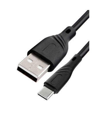 Кабель USB- USB Type-C, 1m, черный, USB 2.0, Cablexpert CCB-USB2-AMCMO1-1MB