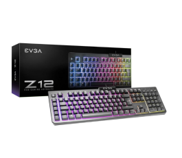 Клавиатура игровая EVGA Z12 RGB (834-W0-12RU-KR), черный