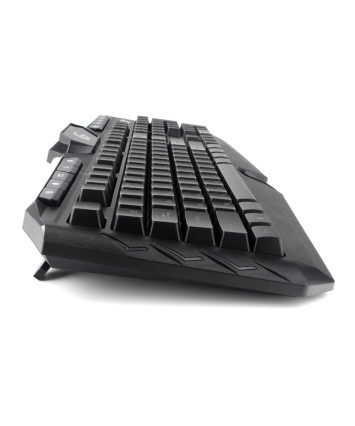 Клавиатура игровая с подсветкой Gembird KB-G410L, черный, USB