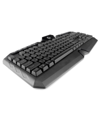 Клавиатура игровая с подсветкой Gembird KB-G410L, черный, USB