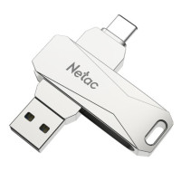 Флеш накопитель 64Gb USB 3.0+TypeC Netac U782C (NT03U782C-064G-32PN)