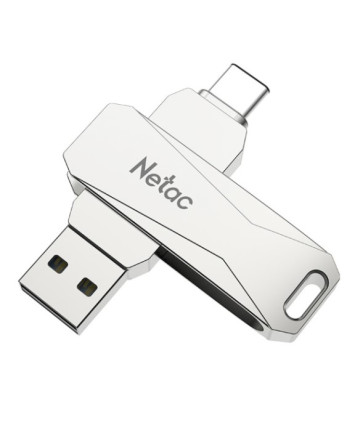 Флеш накопитель 64Gb USB 3.0+TypeC Netac U782C (NT03U782C-064G-32PN)
