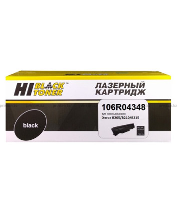 Тонер-картридж совместимый Hi-Black HB-106R04348 (B205/B210/B215) 3к, без чипа