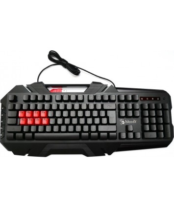 Клавиатура механическая A4Tech Bloody B3590R, черный/красный, USB
