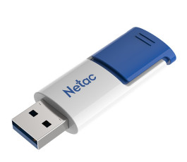 Флеш накопитель 512Gb USB 3.0 Netac U182 (NT03U182N-512G-30BL), бело-синяя