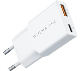 Универсальное СЗУ Digma Pro DPW3A 30W 3A(USB-C), белый