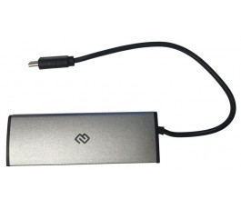USB-концентратор Digma HUB-4U2.0-UC-DS USB-C