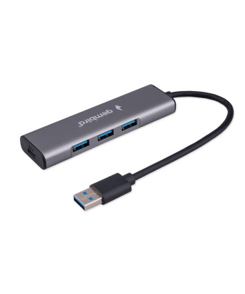 USB-концентратор Gembird UHB-U3P7-01 (7 портов USB 3.1) с доп. питанием (Type-C), кабель USB