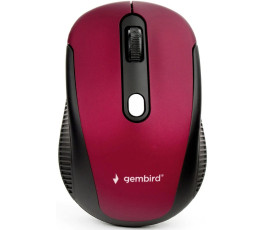 Мышь беспроводная Gembird MUSW-420-1, красный