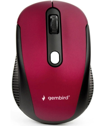 Мышь беспроводная Gembird MUSW-420-1, красный
