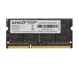 Модуль памяти SODIMM DDR3 8Gb PC12800 1600MHz Radeon R538G1601S2S-U