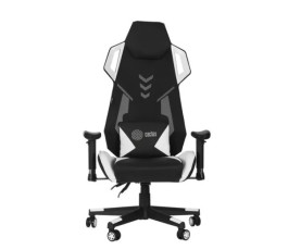 Кресло игровое Cactus CS-CHR-090BLW черный/белый эко.кожа/сетка крестов. нейлон