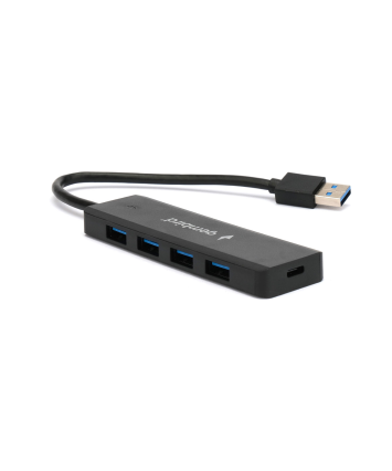 USB-концентратор Gembird UHB-C414 (4 порта USB 3.0) с доп. питанием (Type-C)