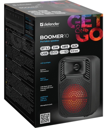 Портативная колонка Defender Boomer 10