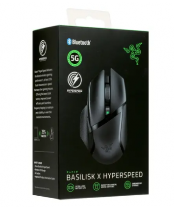 Мышь беспроводная игровая Razer Basilisk X Hyperspeed (RZ01-03150100-R3G1) , черный