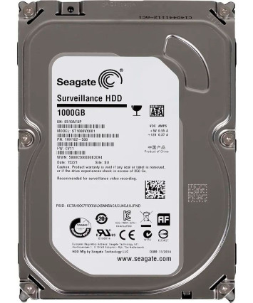 Жесткий диск 3.5" 1000Gb Seagate SkyHawk (ST1000VX001)