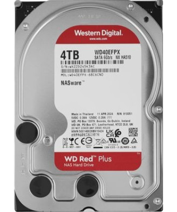 Жесткий диск 3.5" 4Tb WD RED PLUS (WD40EFPX)