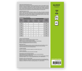 Плёнка для ламинирования А4 Cactus Глянцевая 150мкм 25л (CS-LPMА415025)