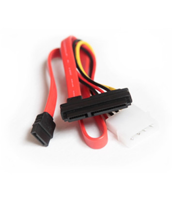 Комбинированный кабель molex+SATA/SATA, 4pin+7pin-15pin+7pin