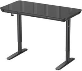 Игровой стол Cactus CS-EGD-BK-LED столешница, закаленное стекло, черный каркас,черный