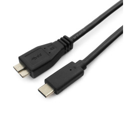 Кабель USB Type-C - microB, 1.8m, Cablexpert CCP-USB3-mBMCM-6