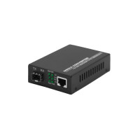 Медиаконвертер BZ-MC-1G-RJ45SFP (10/100/1000-Base-T с SFP слотом, DC 5V/2A, внеш. БП)