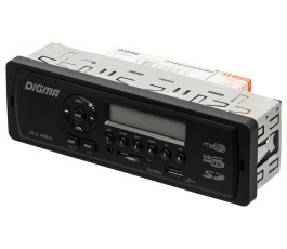 Автомагнитола Digma DCR-100B24 1DIN 4x45Вт