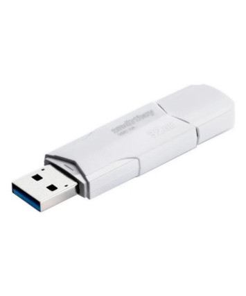 Флеш накопитель 32Gb USB 2.0 SmartBuy CLUE White (SB32GBCLU-W)