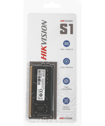Модуль памяти SODIMM DDR4 8Gb PC21300 2666MHz Hikvision HKED4082CBA1D0ZA1/8G