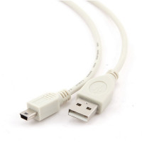 Кабель USB - miniUSB, Smartbuy K-640-200, белый,  1,8 m