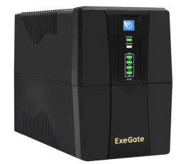 Источник бесперебойного питания ExeGate EP285475RUS Power Back BNB-850.LED.AVR.EURO.RJ 850VA