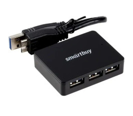USB-концентратор Smartbuy 6000 (4 порта USB 3.0), черный