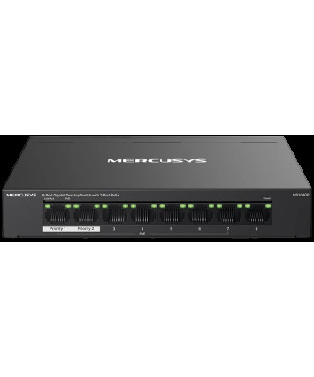 Коммутатор Mercusys MS108GP 8port, неуправляемый, PoE