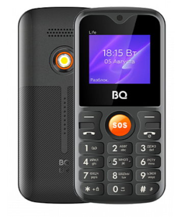 Мобильный телефон BQ 1853 Life Black-Orange Dual SIM
